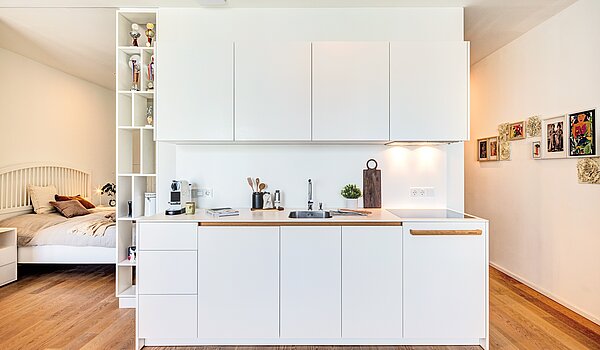 Apartment 와 함께 1.5 객실 | München-Neuhausen | 70444 | ....Küche - harmonisch...