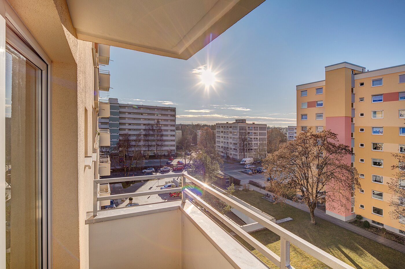 Apartment z 1 Pokój | München-Feldmoching | 70484 | Balkon