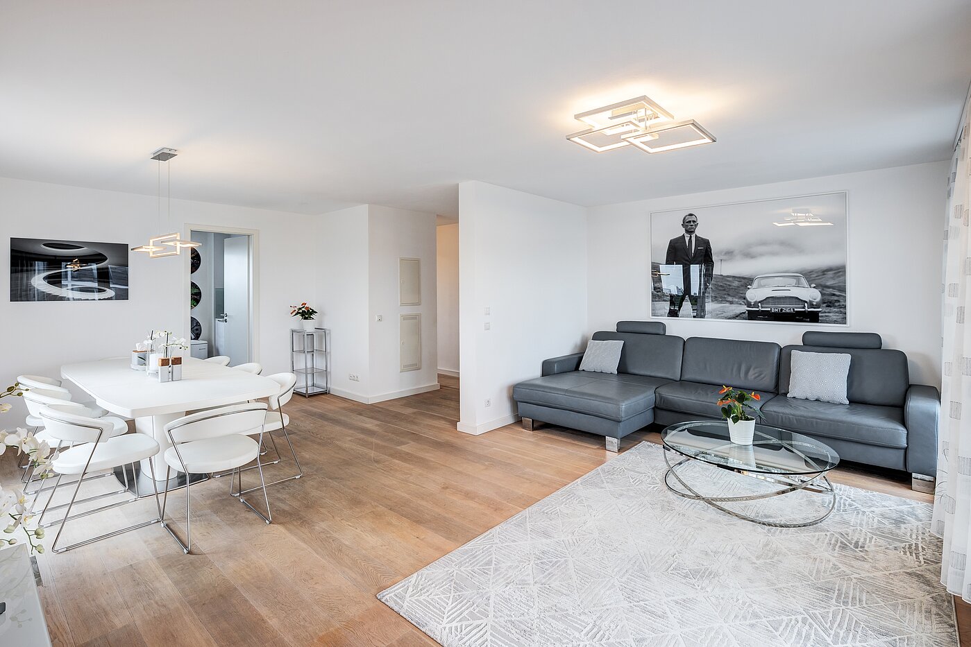 Penthouse z 3 Pokoje | München-Riem | 70468 | Wohnzimmer mit Küche
