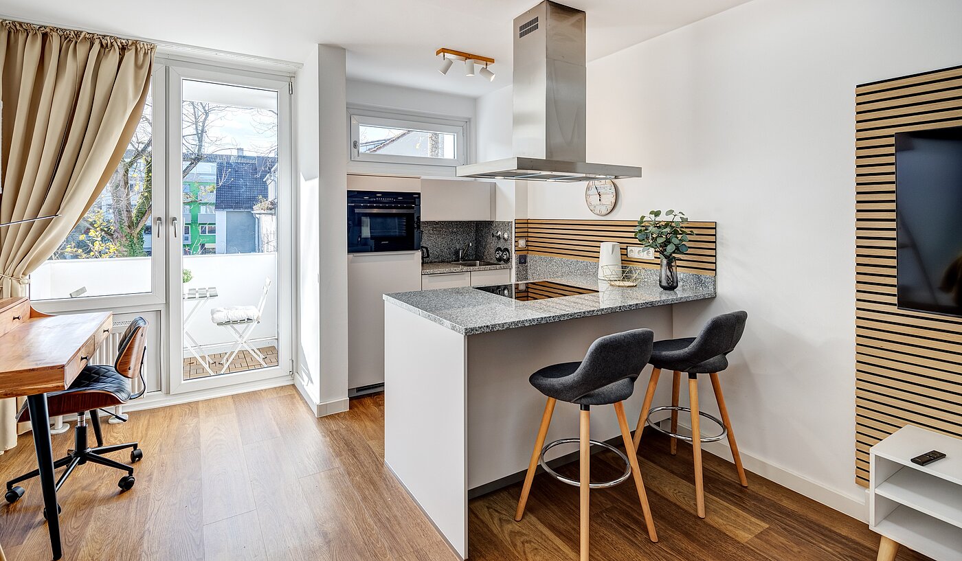 Apartment with 1 room | München-Milbertshofen | 70183 | ...und Barhockern