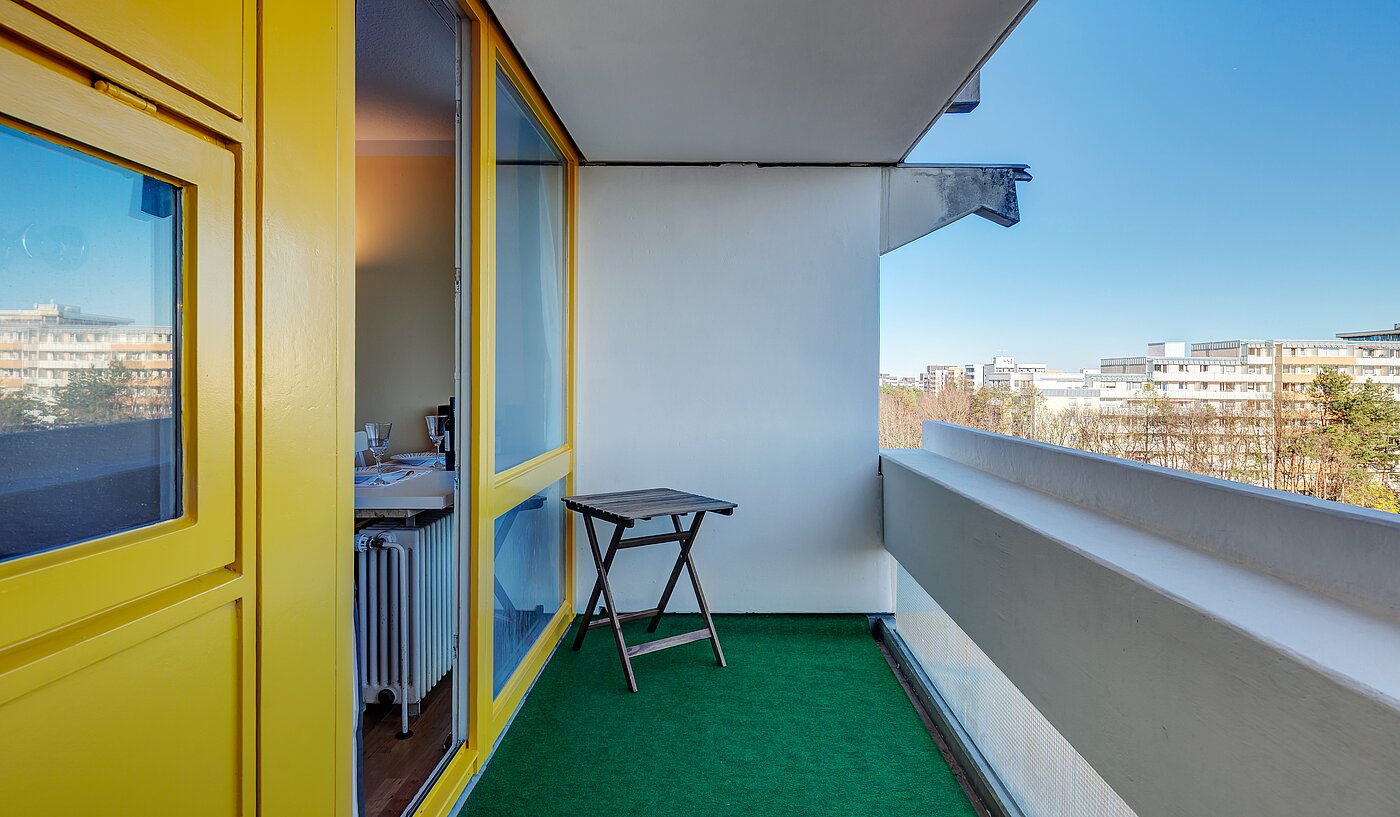 Apartment com 1 Quartos | 70308 | Balkon