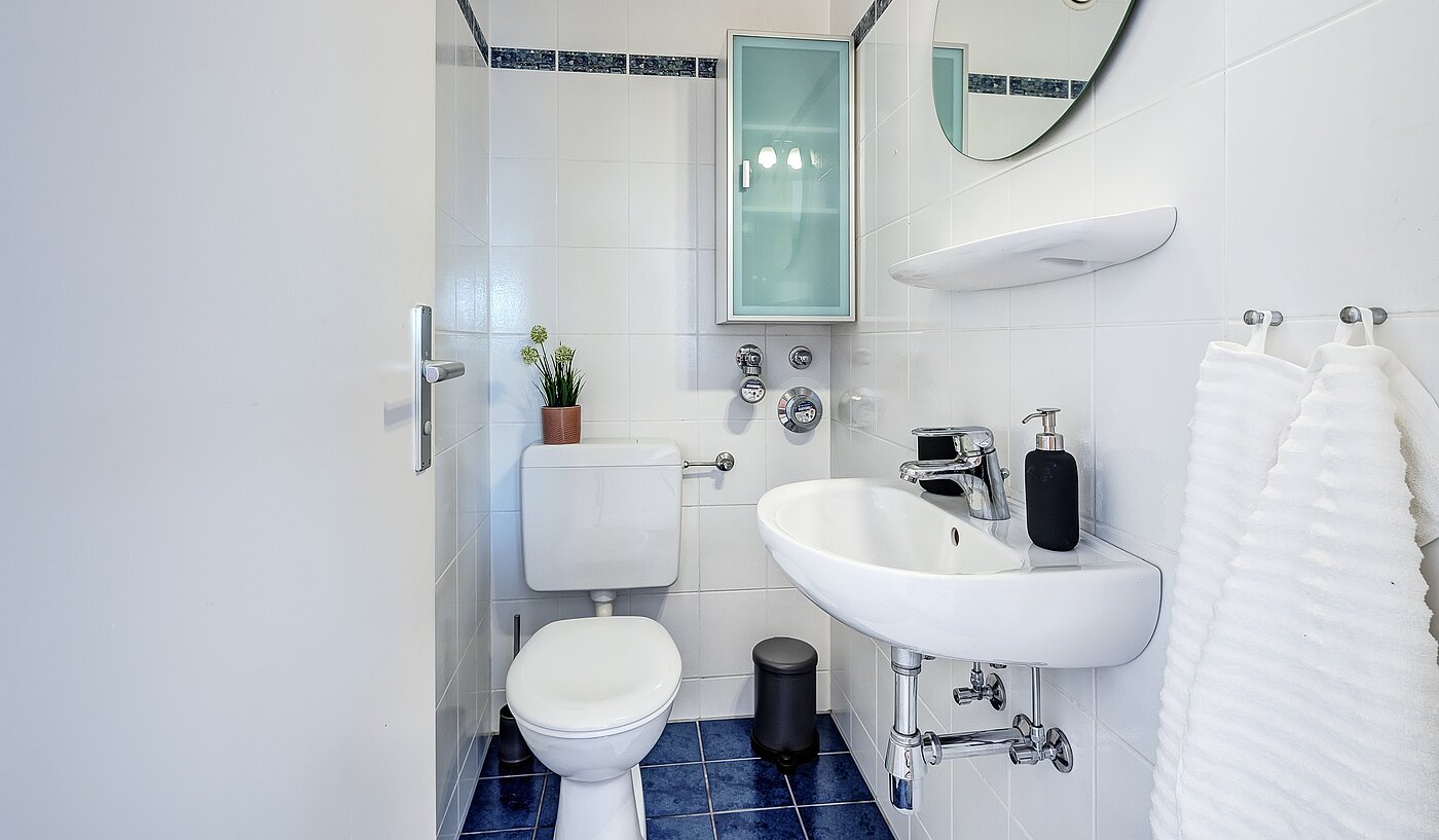 Düz ile 3.5 Odalar | Haar | 2201ML5 | Separates Gäste-WC