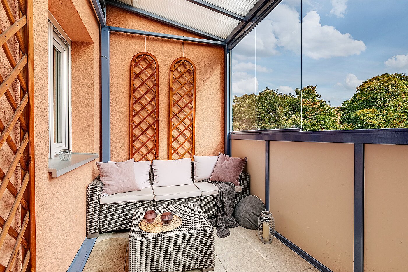 Ploché s 3 Izby | München-Au | 1909ML8 | ...mit Verglasung