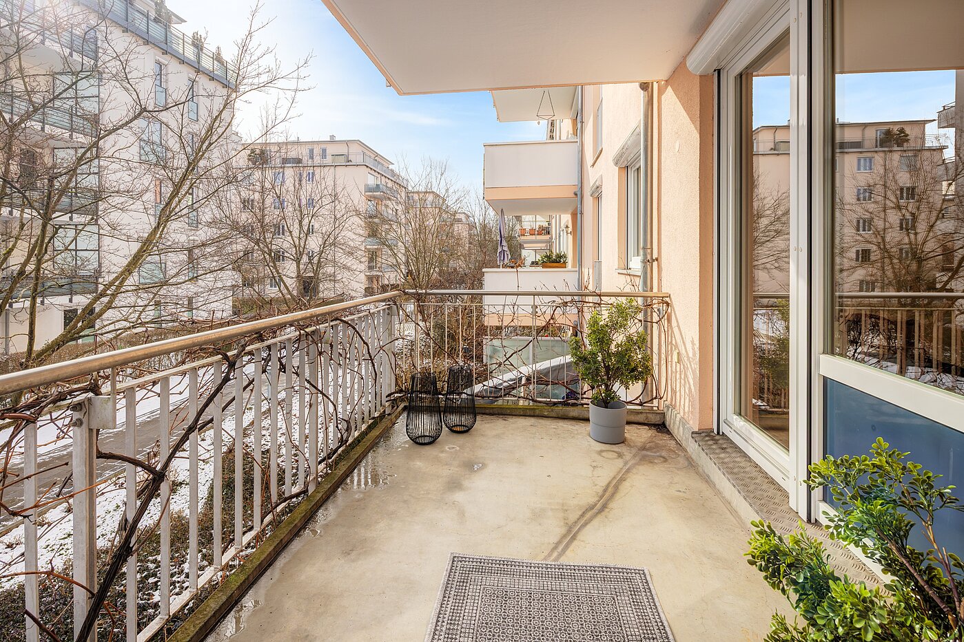 Lapos a  címen 2 Szobák | München-Bogenhausen | 70396 | Balkon...