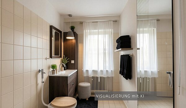 piso superior com 2.5 Zimmern | München-Schwabing | 70441 | Visualisierung mit KI