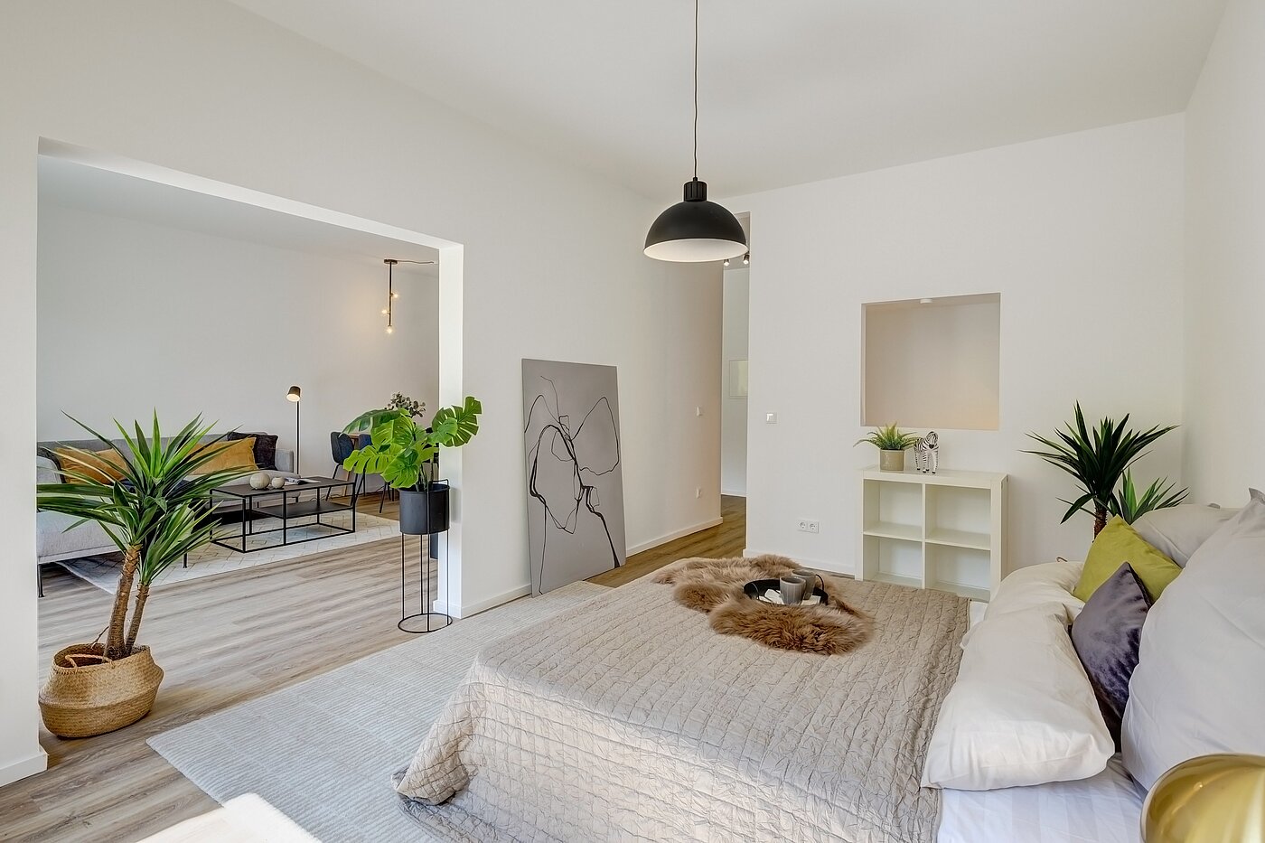 Плосък с 2.5 Стаи | München-Obermenzing | 700191 | ...mit Schiebetür zum Wohnzimmer