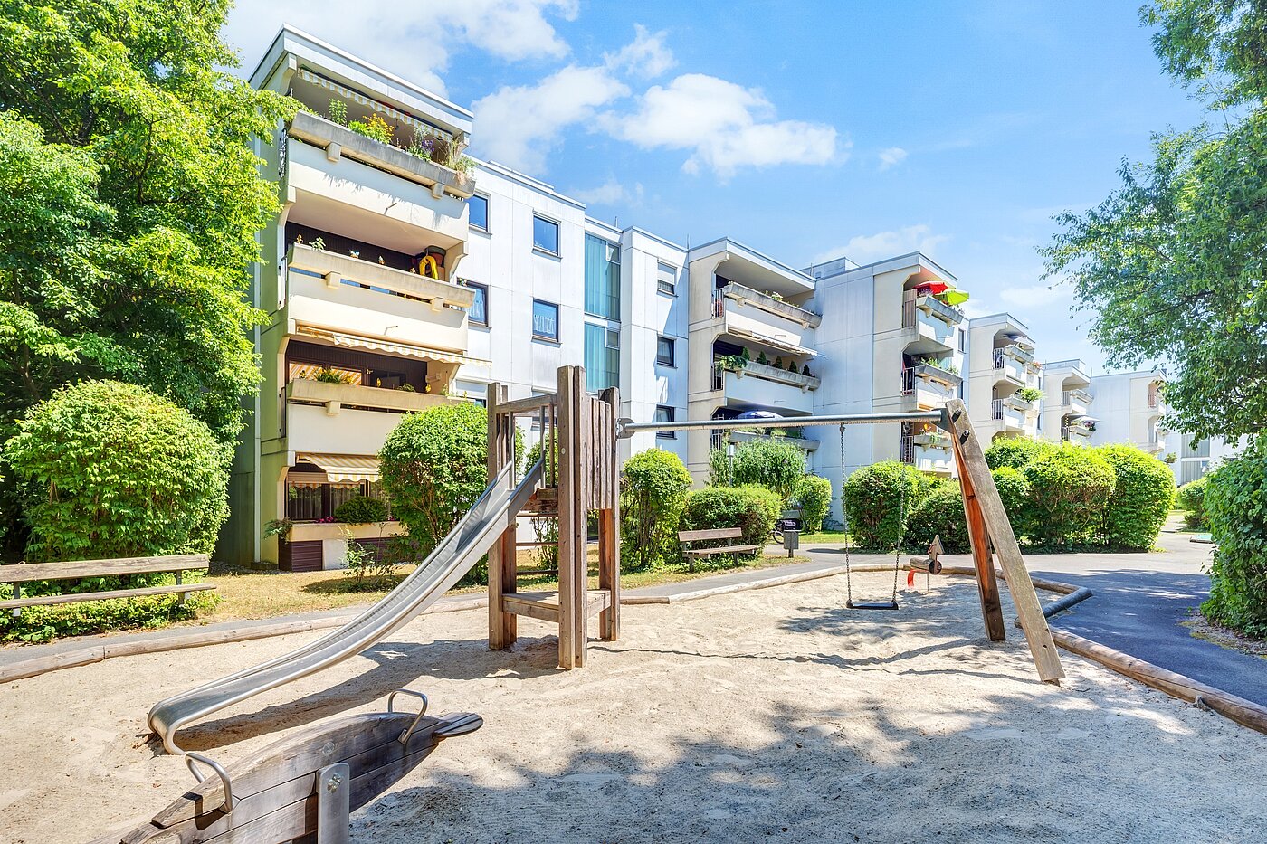 Плоский з 2 Кімнати | München-Obersendling | 701825 | Innenhof