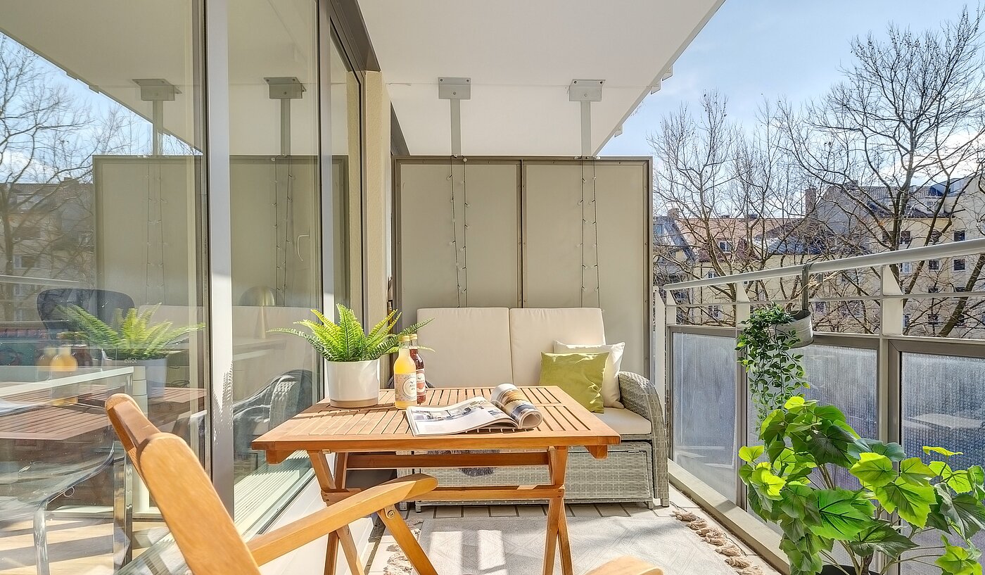 Płaski z 2 Pokoje | München-Maxvorstadt | 70001 | Sonniger Süd-Balkon