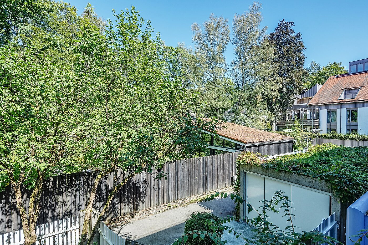 Flad med 3 Værelser | München-Harlaching | 1908ML6 | Ausblick vom Schlafzimmer