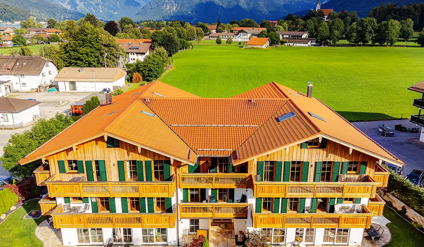 1층 평면 와 함께 3 객실 | Bad Wiessee | 70053 | Luftaufnahme