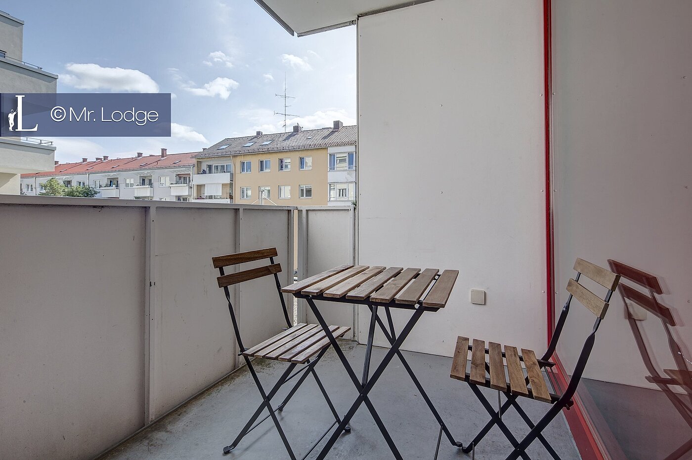 Flad med 1 Værelse | München-Sendling-Westpark | 1706ML8 | Balkon mit Morgensonne
