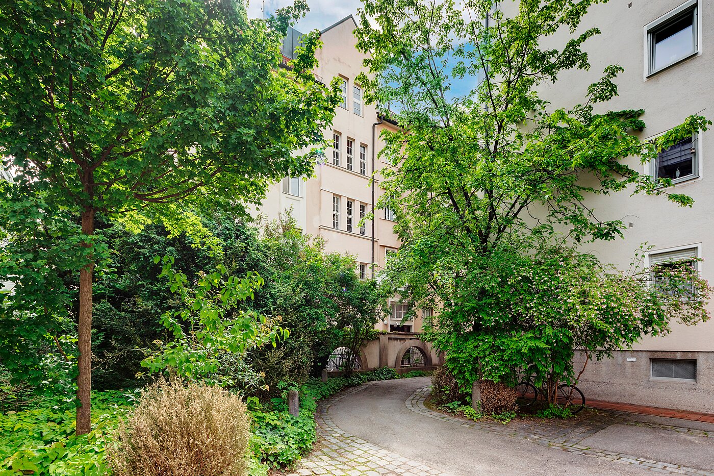 Flad med 2 Værelser | München-Schwabing | 70130 | Begrünter Innenhof