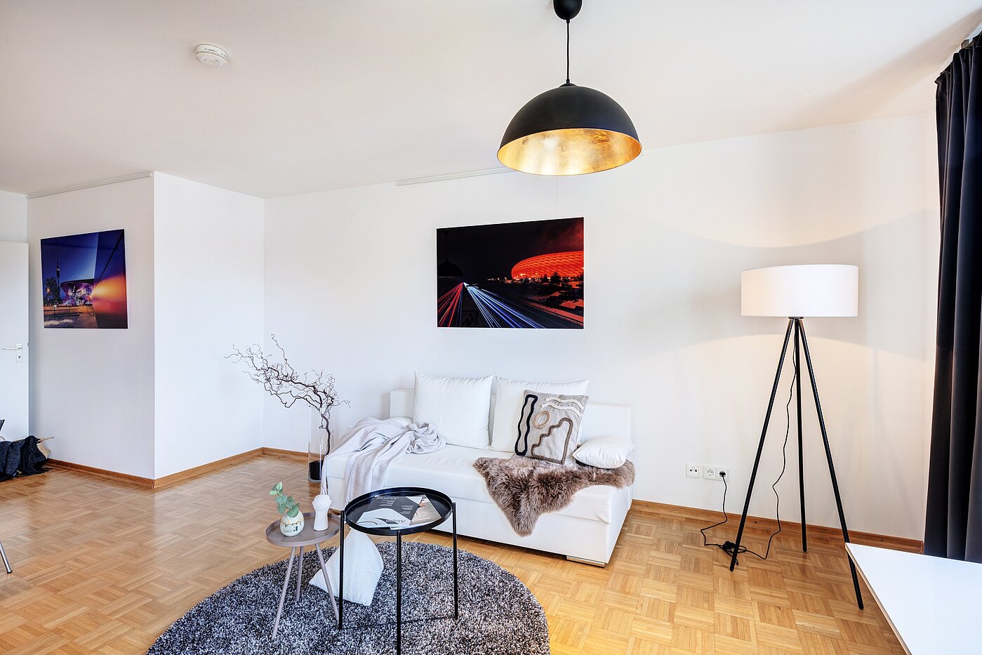 Ploché s 3 Pokoje | München-Schwabing | 70299 | Wohn- und Essbereich