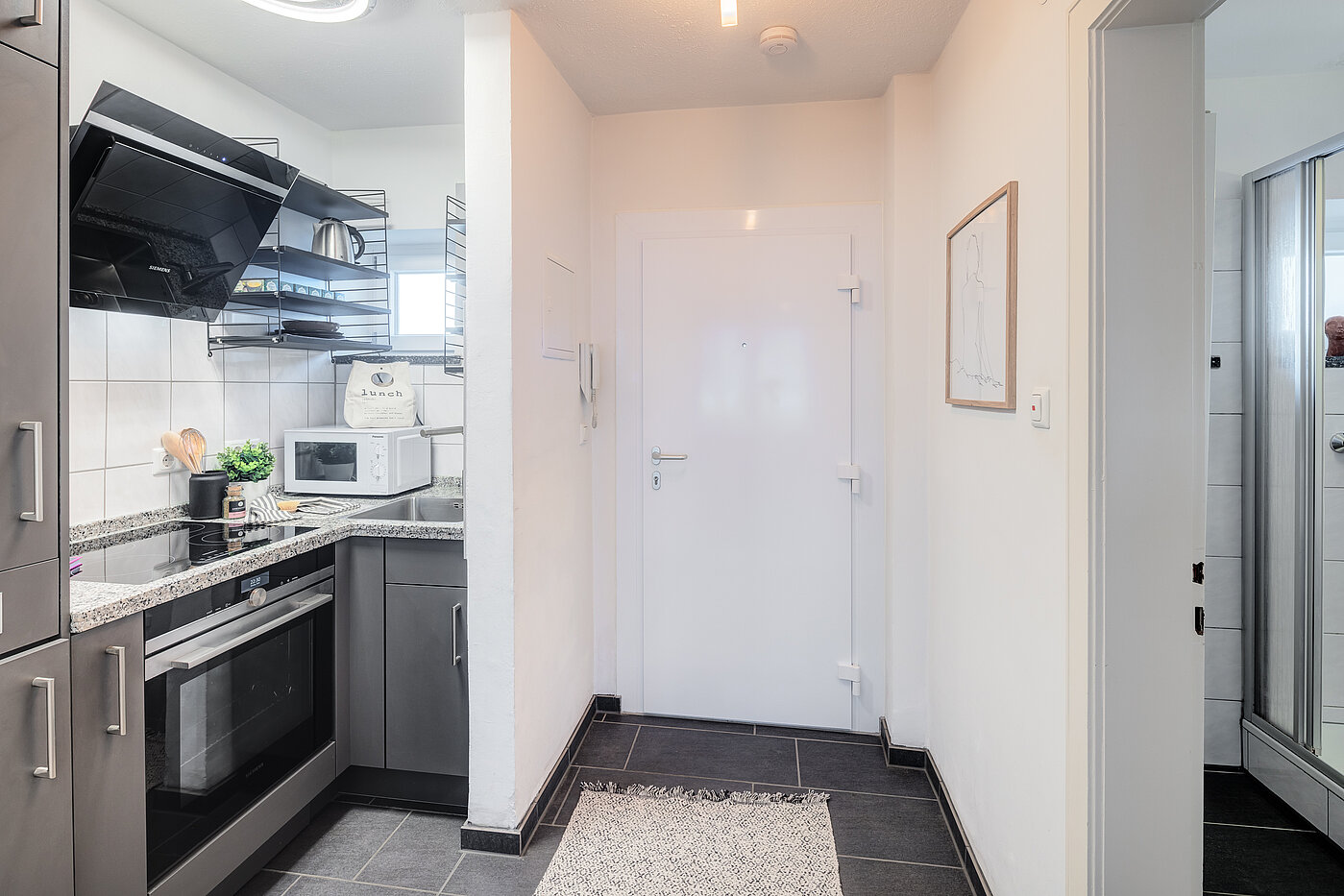 Apartment med 1 Værelse | München-Schwabing | 70211 | Eingangsbereich mit...