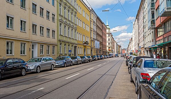 Lapos a  címen 2 Szobák | München-Maxvorstadt | 70001 | Direkte Nachbarschaft