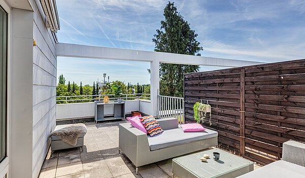 Terrassenwohnung з 3.5 Кімнати | München-Berg am Laim | 123456 | Dachterrasse
