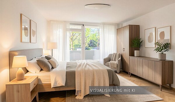 Επίπεδη με 3.5 Δωμάτια | München-Bogenhausen | 703052 | Visualisierung mit KI