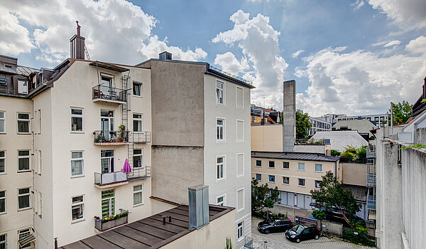 Apartment ile 1 Oda | München-Maxvorstadt | 70448 | Rückgebäude