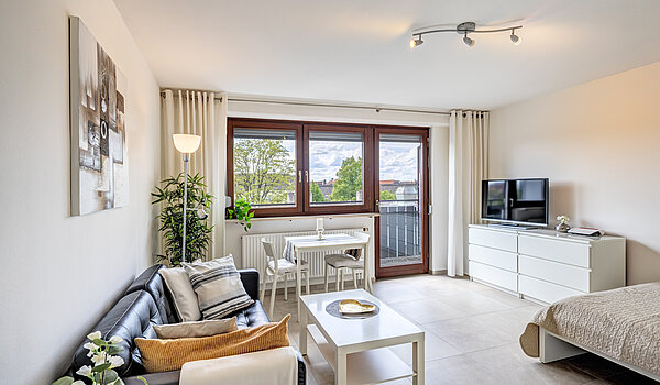 Düz ile 1 Oda | München-Milbertshofen | 704371 | Sonnig Ruhig Hell