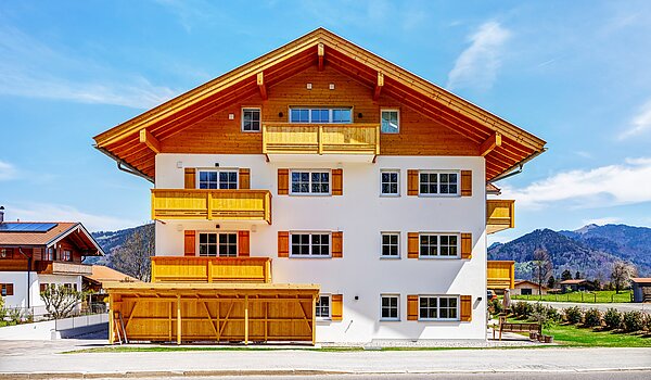 Földszinti lakás a  címen 2 Szobák | Bad Wiessee | 700942 | Südansicht des Mehrfamilienhauses