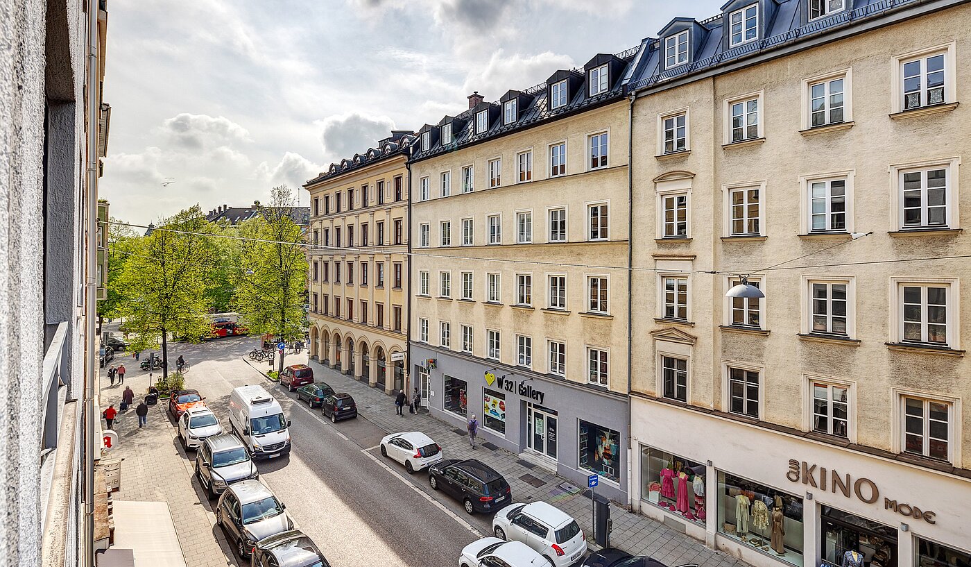 Apartment ile 1 Oda | München-Haidhausen | 70242 | Blick aus dem Fenster
