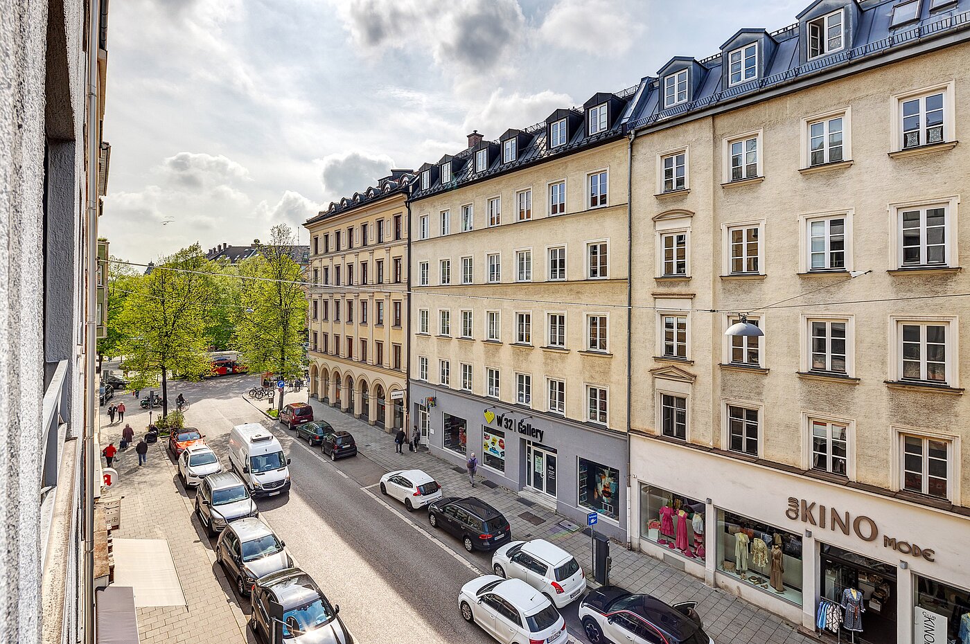Apartment ile 1 Oda | München-Haidhausen | 70242 | Blick aus dem Fenster