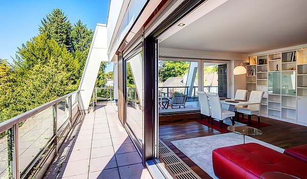 Penthouse a  címen 2.5 Szobák | München-Harlaching | 702581 | Dachterrasse