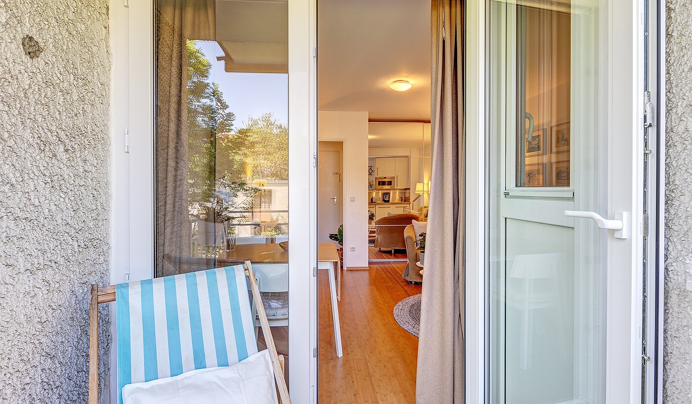 Apartment with 1 room | München-Schwabing | 2210ML3 | Zugang zum Balkon