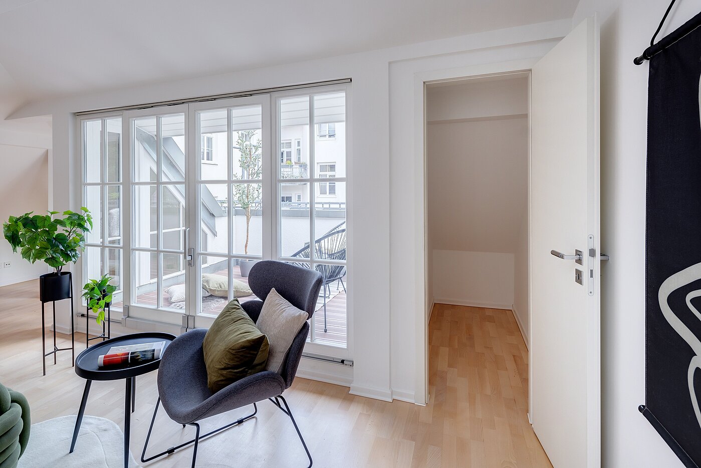 Çatı katı dairesi ile 1 Oda | München-Sendling | 700402 | Praktischer Abstellraum