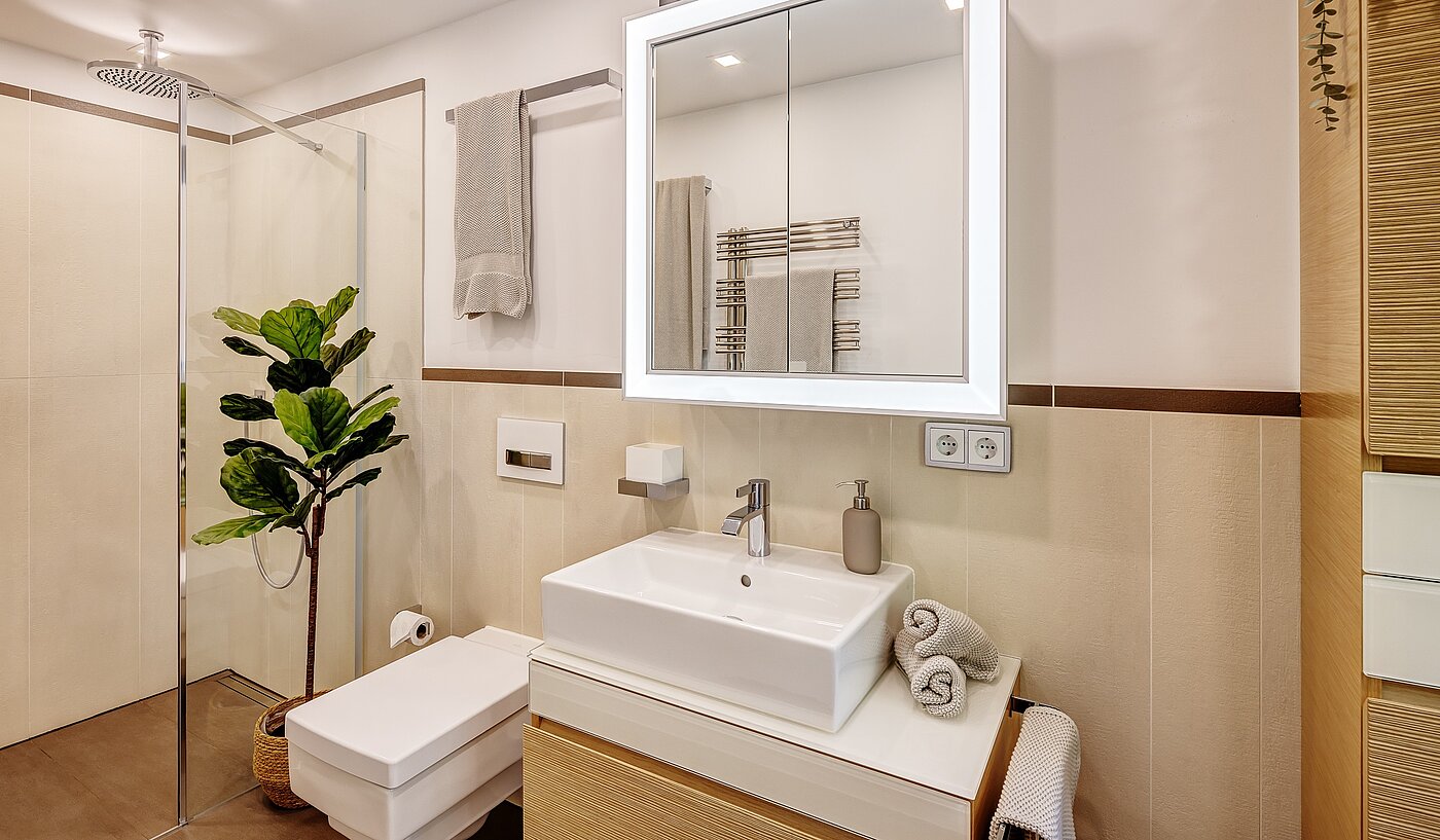 Köşe teraslı ev ile 3 Odalar | Kreuth | 70037 | ...mit Dusche