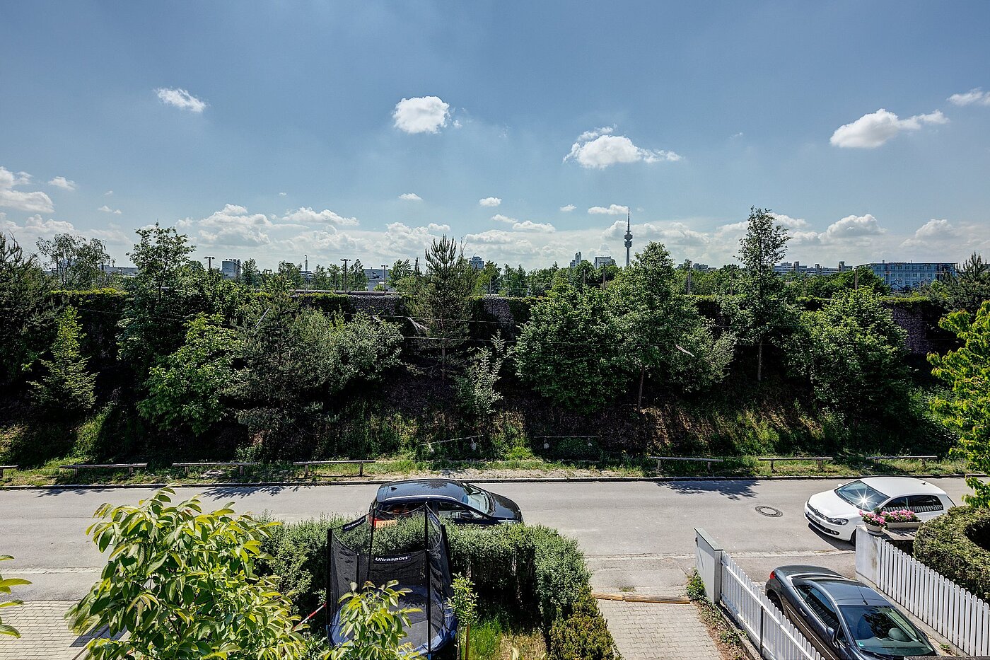 Loftslejlighed med 3 Værelser | München-Hasenbergl | 1803ML5 | Blick vom Balkon