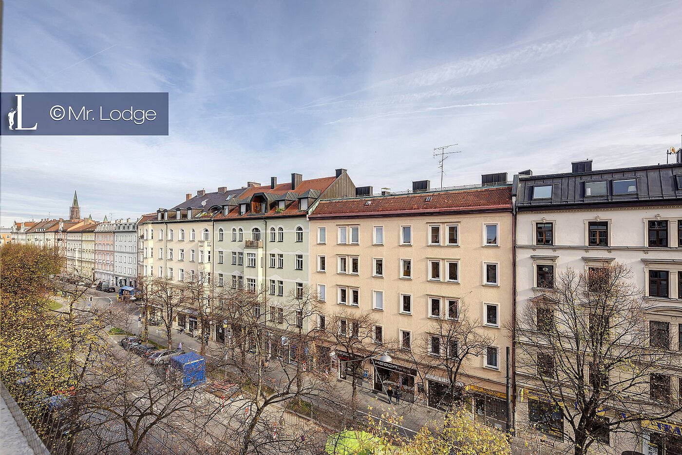 Plat met 2.5 Kamers | München-Haidhausen | 1710ML2 | Aussicht vom Wohnzimmer