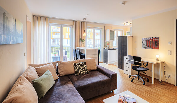Lapos a  címen 2 Szobák | München-Schwabing | 703161 | Wohnzimmer