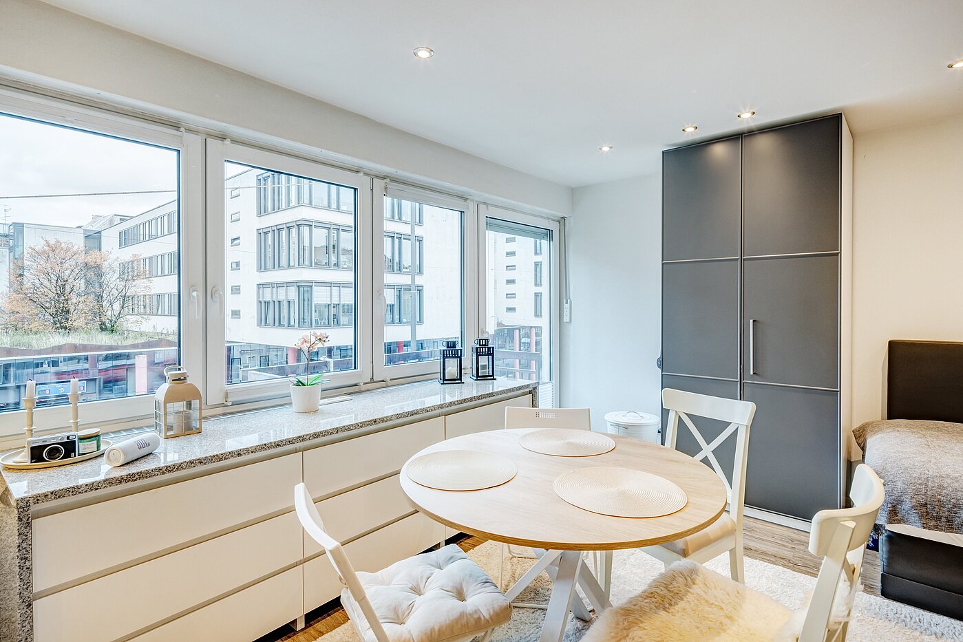 Apartment med 1 Værelse | München-Bogenhausen | 703041 | Wohn- und Essbereich