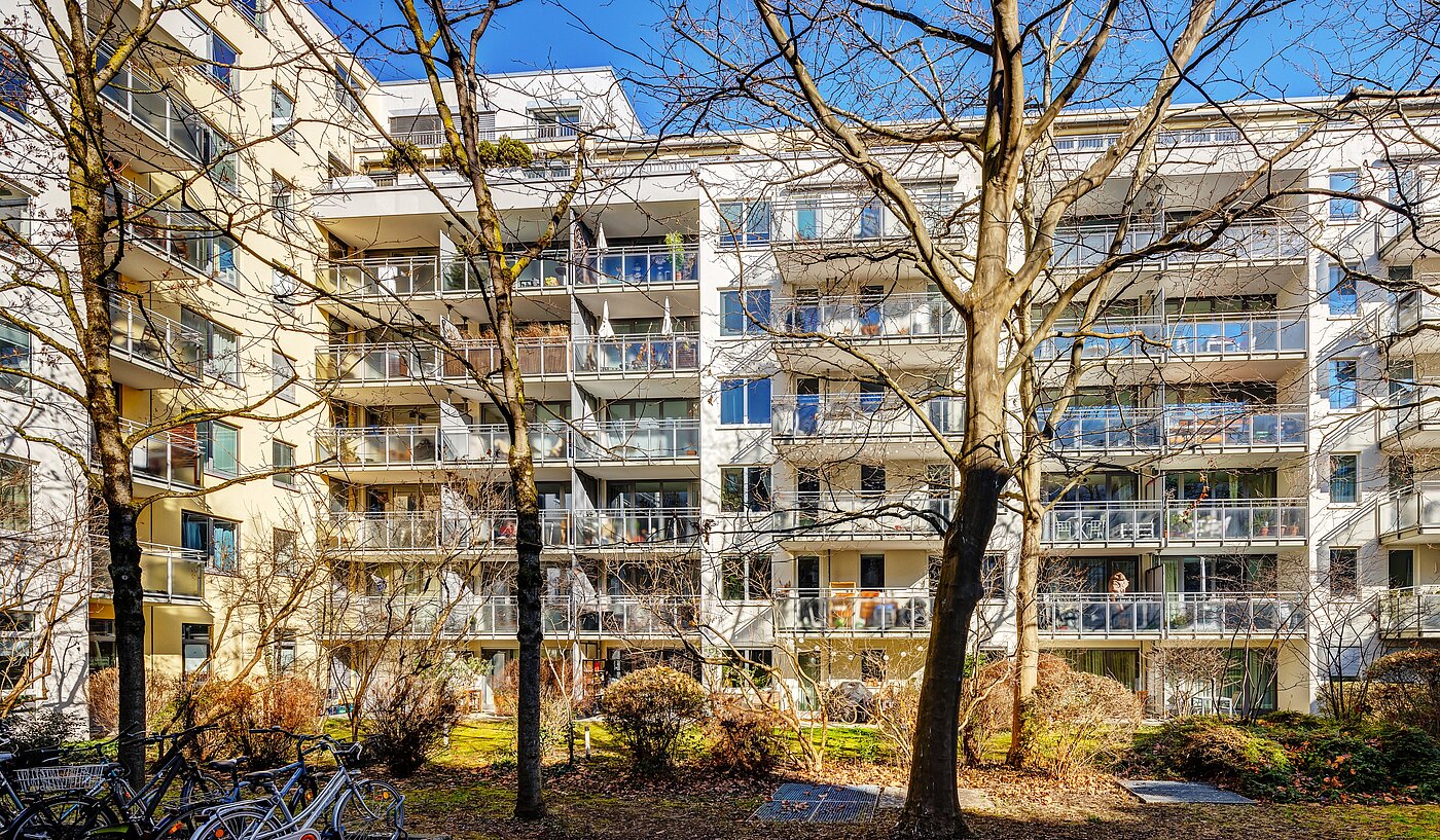 Płaski z 2 Pokoje | München-Maxvorstadt | 70001 | Innenhofansicht