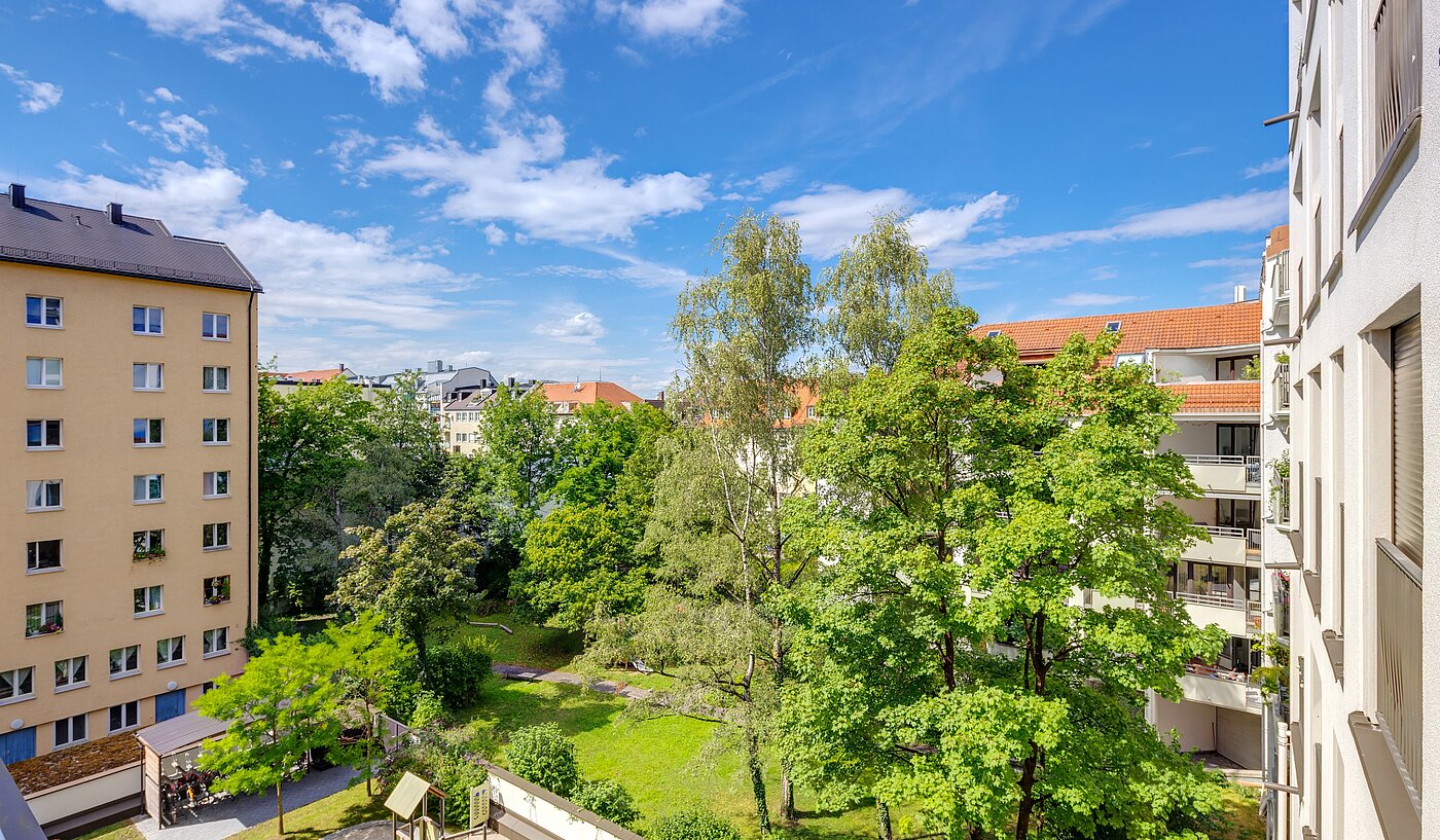 apartamento em prédio com 3 Zimmern | 70046 | ...und begrünten Innenhof