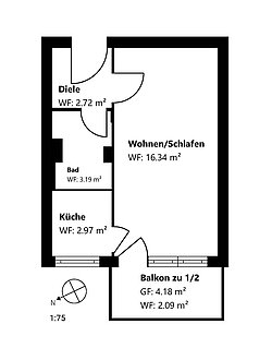 nicht maßstabsgetreu