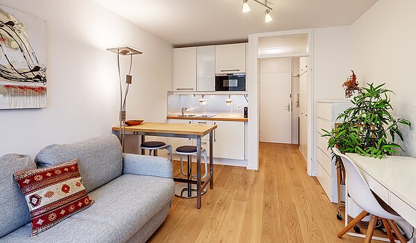 플랫 와 함께 1 방 | München-Schwabing | 70475 | Wohnzimmer...