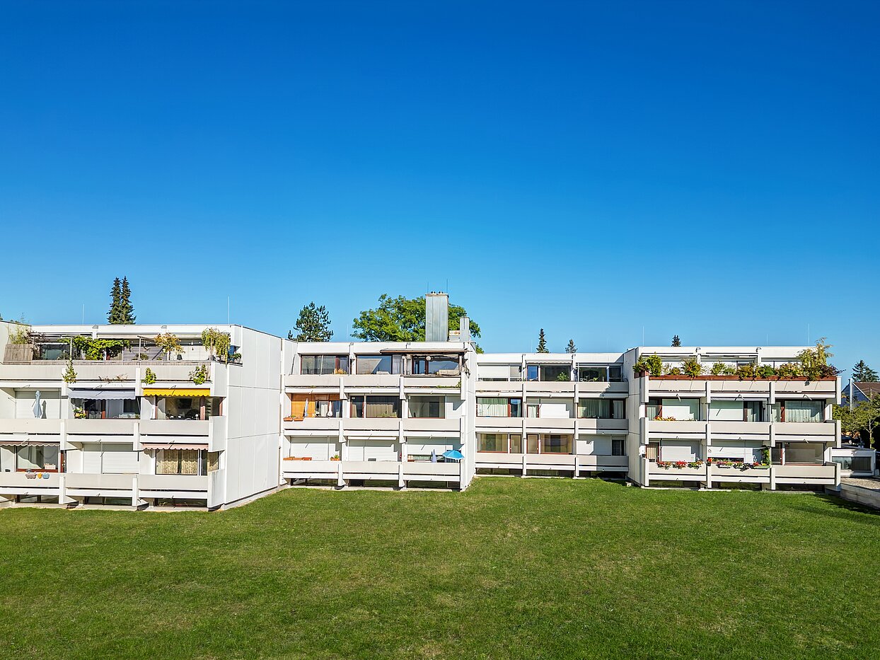 Apartment med 2 Værelser | München-Feldmoching | 70466 | Ansicht vom Innenhof aus