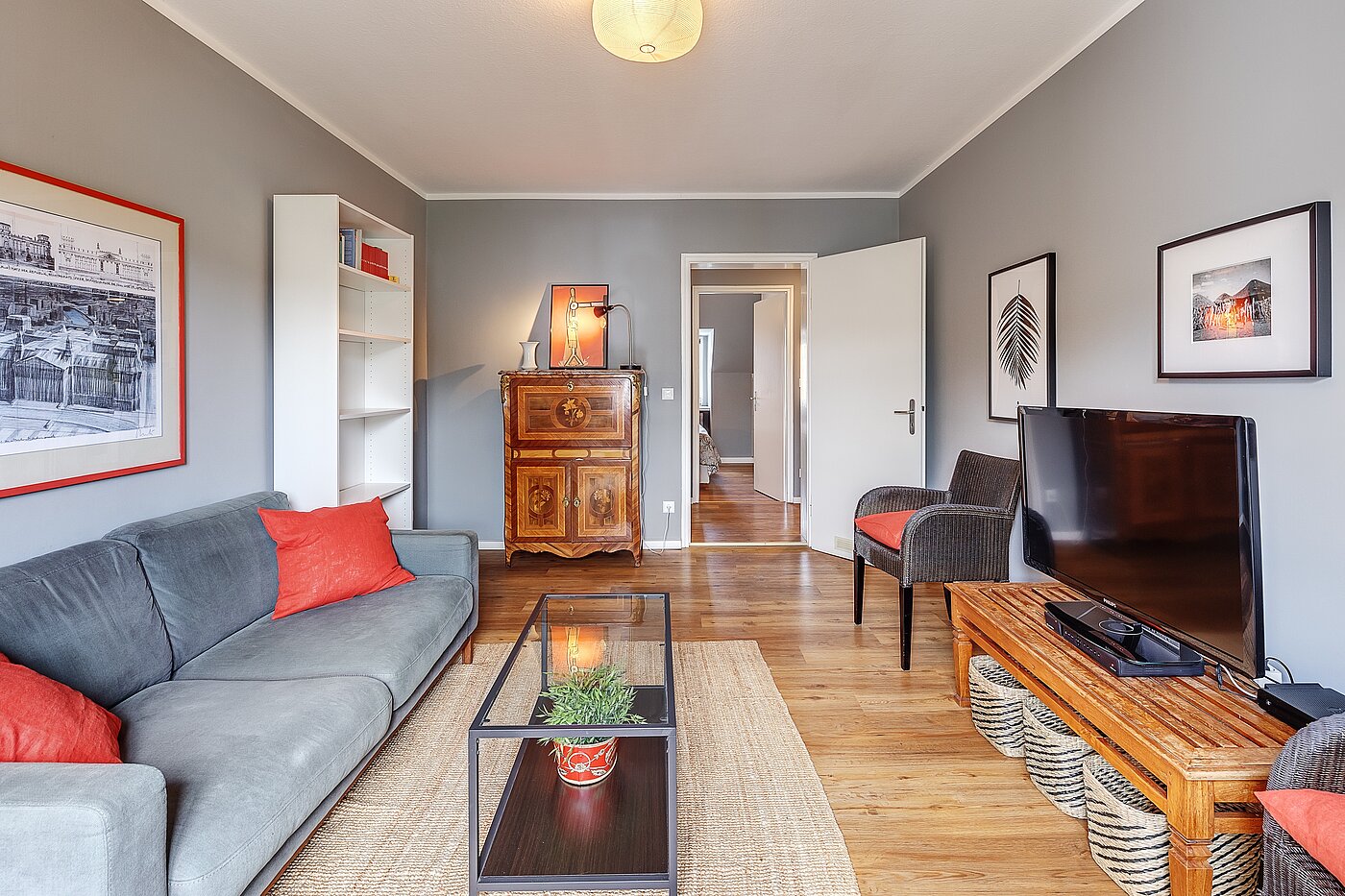 Plat cu 2 Camere | München-Maxvorstadt | 2211ML6 | Blick zur Diele