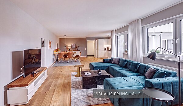 Ploché s 3.5 Izby | München-Au | 704231 | Foto von KI generiert