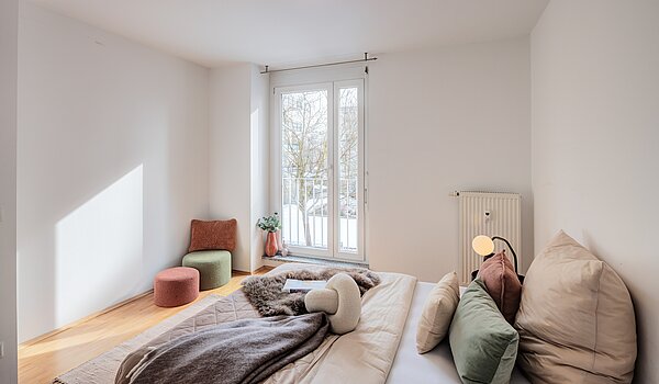 Lapos a  címen 2 Szobák | München-Bogenhausen | 70396 | Schlafzimmer