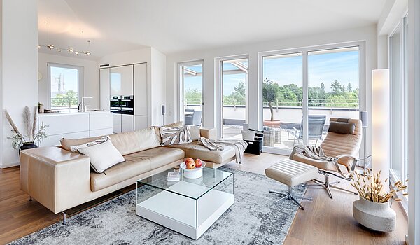 Penthouse a  címen 3.5 Szobák | München-Oberföhring | 70237 | Großzügiges und helles...