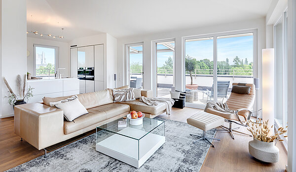 Penthouse met 3.5 Kamers | München-Oberföhring | 70237 | Großzügiges und helles...