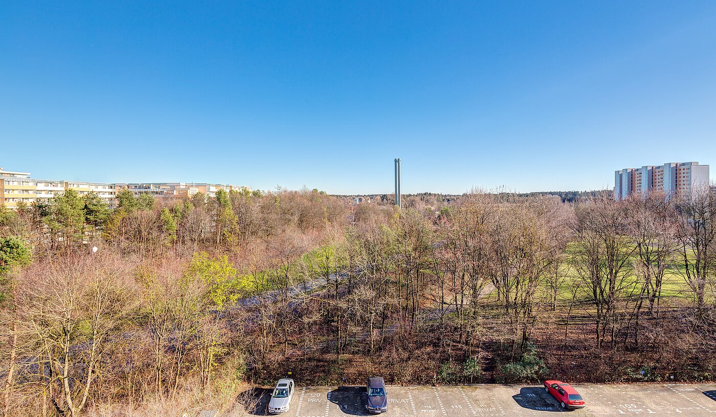 Apartment com 1 Quartos | 70308 | Blick vom Balkon