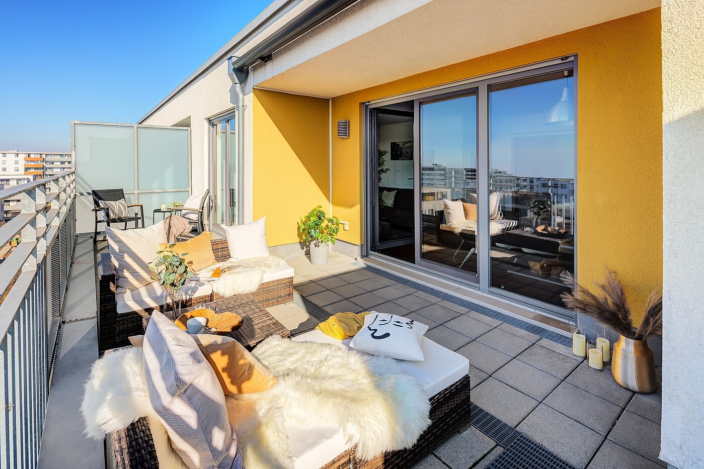 Podkrovný byt s 3 Izby | München-Riem | 701701 | ...Dachterrasse mit...