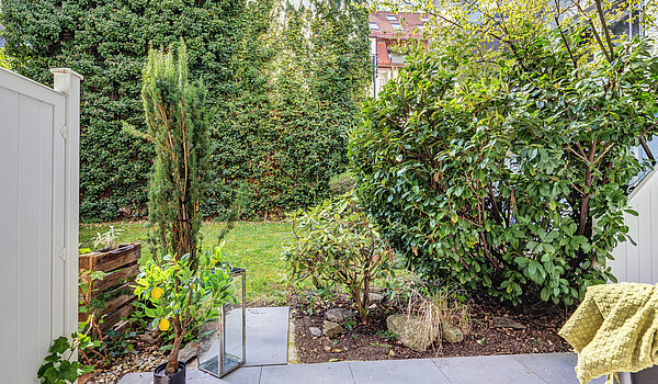 Stanovanje v pritličju s spletno stranjo . 2 Sobe | München-Schwabing | 70394 | Garten