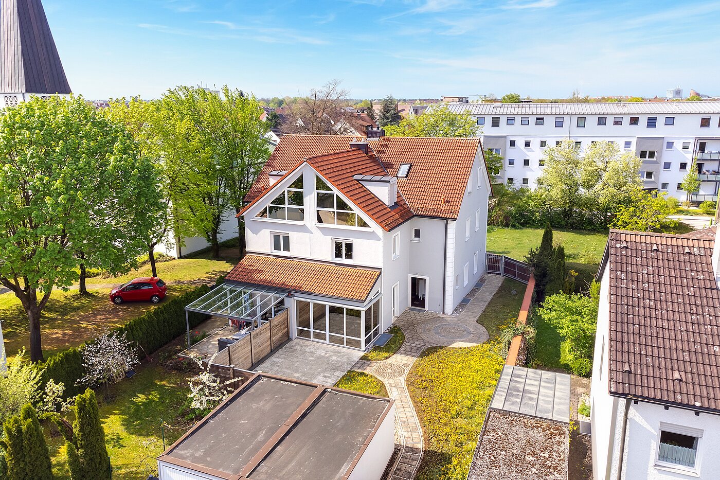 Dvojdom s 6.5 Izby | Unterschleißheim | 70122 | Vogelperspektive