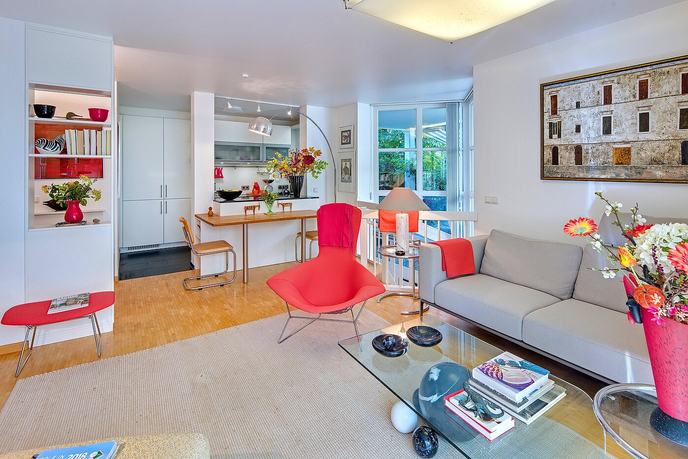 Lejlighed i stueetagen med 2 Værelser | München-Obermenzing | 70280 | Wohn- und Essbereich