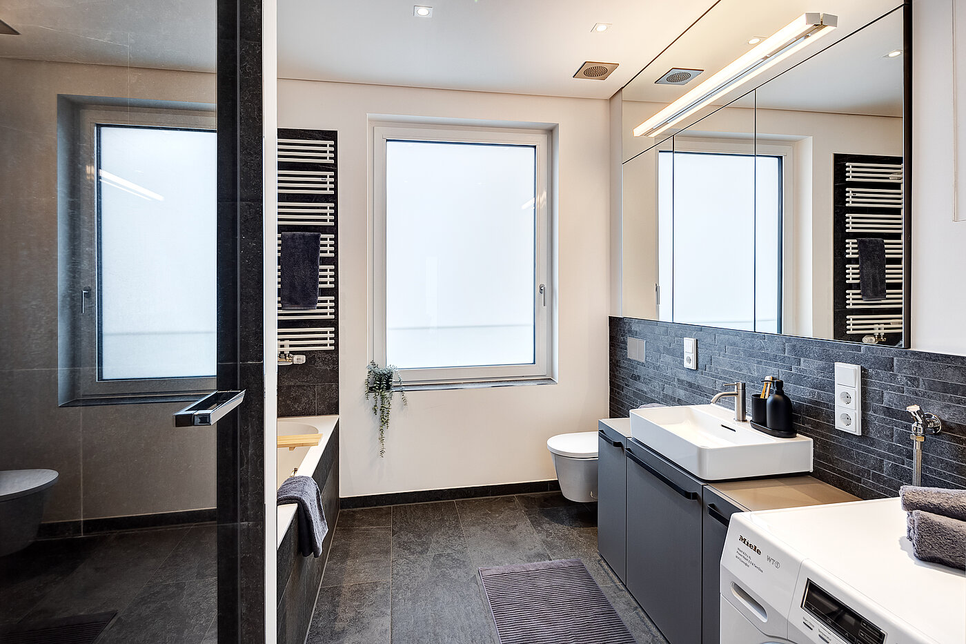 Penthouse z 2 Pokoje | München-Maxvorstadt | 704271 | Tageslichtbad mit...